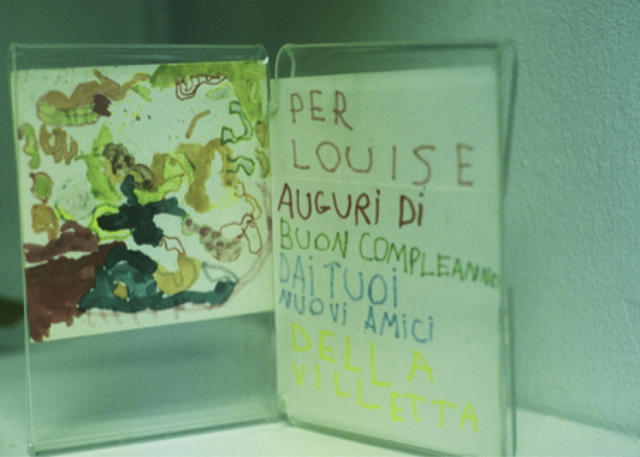 Birthday message from children at La Villetta School.