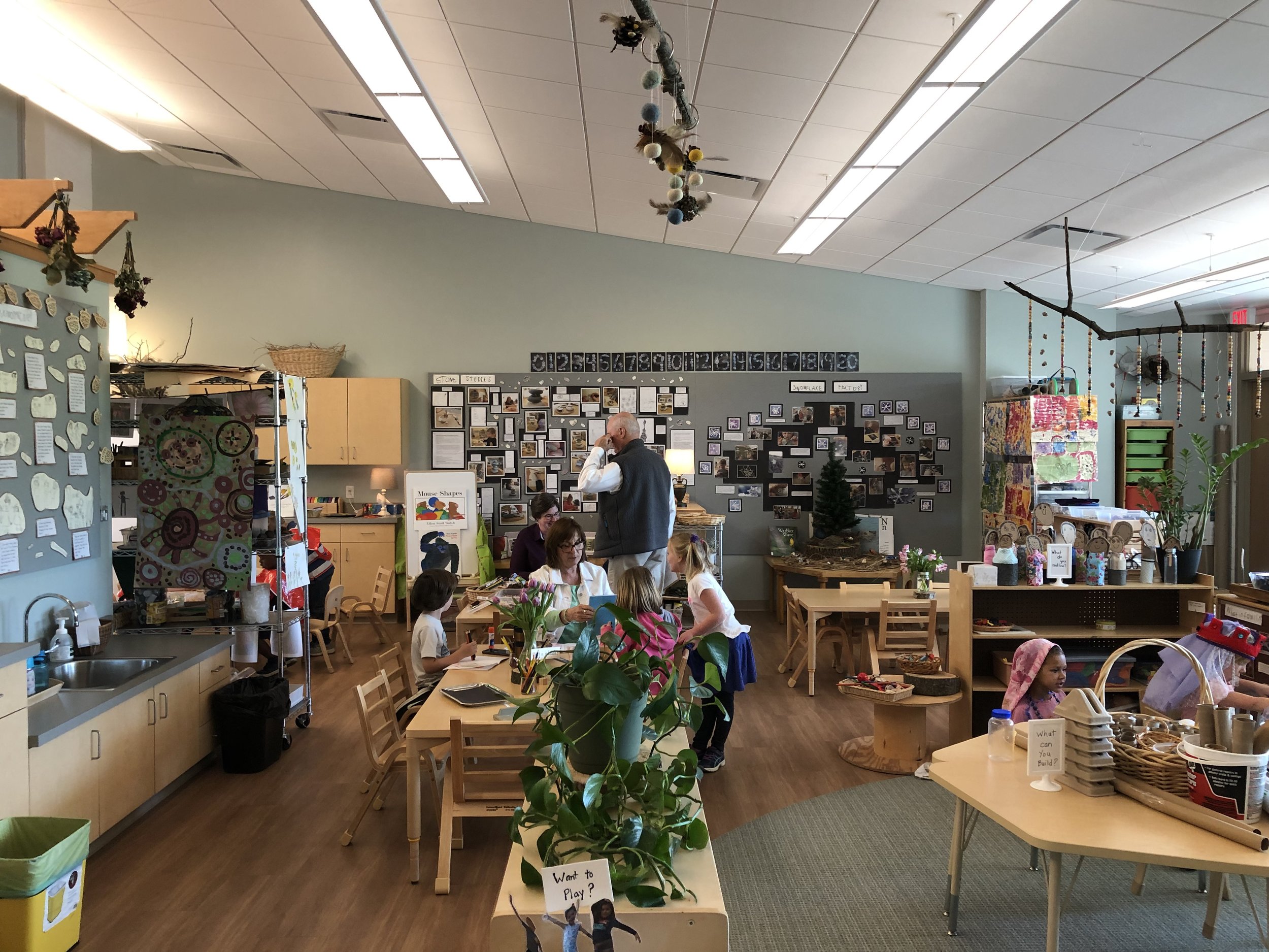 Rachel and Sue’s Classroom, Principia, April, 2019