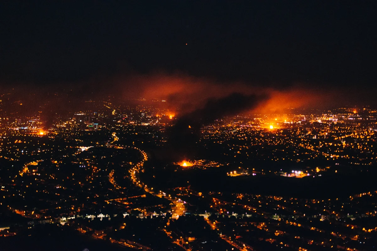 The view from Cave Hill on 11th July 2017 (IMAGE: Brendan Harkin)