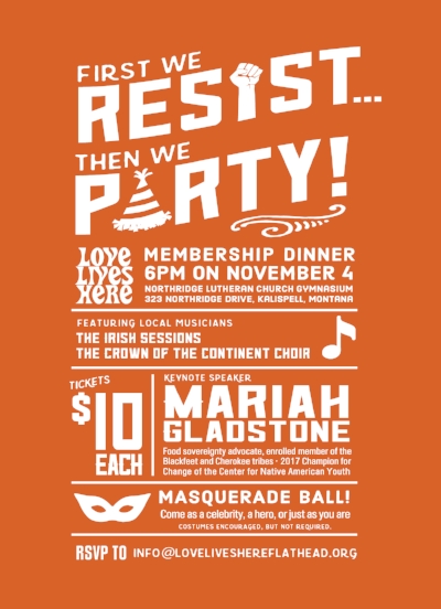 Membership Dinner on Saturday, November 4