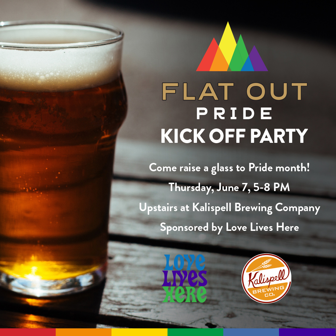 Love Lives Here Hosts Flat Out Pride on June 7