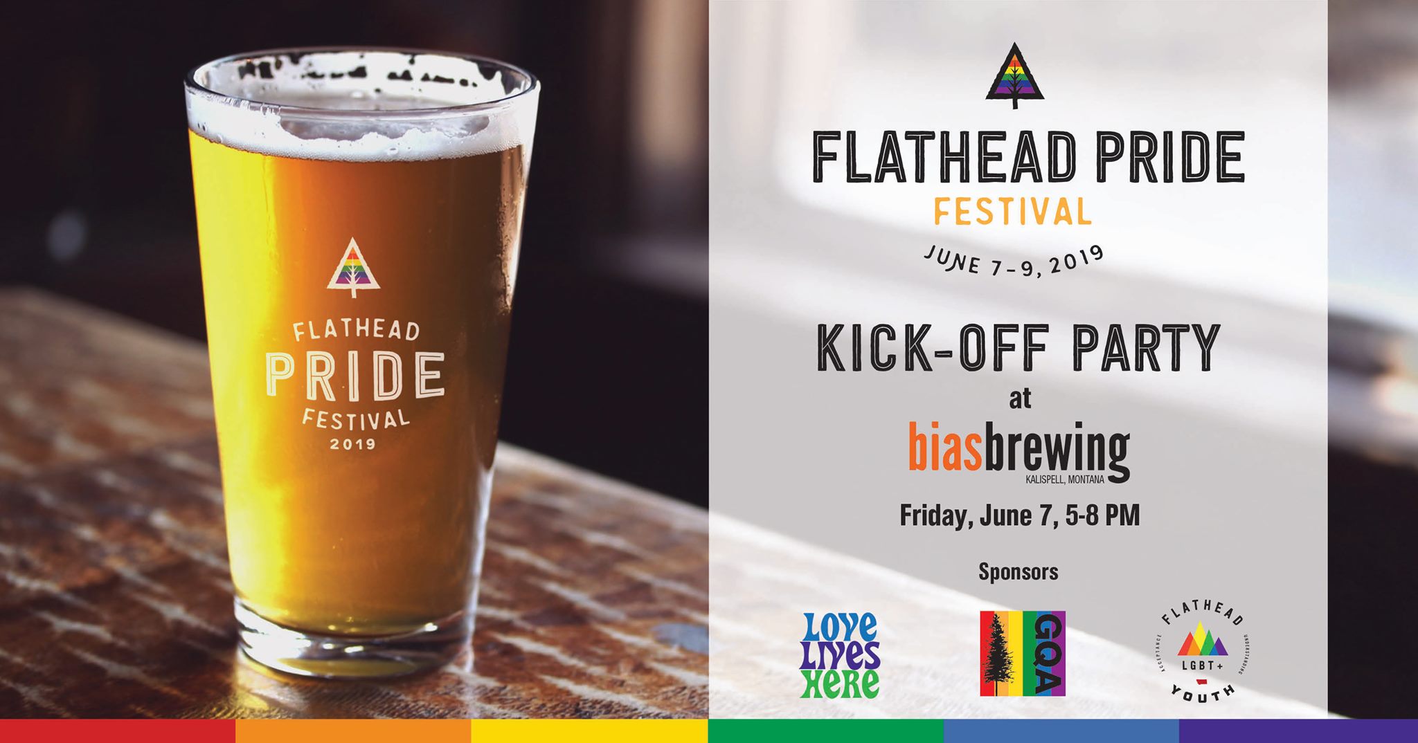 5-8pm on Friday, June 7 Bias Brewing 409 1st Ave E, Kalispell