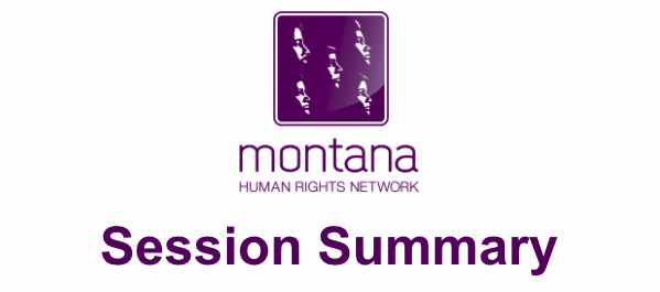 Montana Legislative Summary -- Week 6