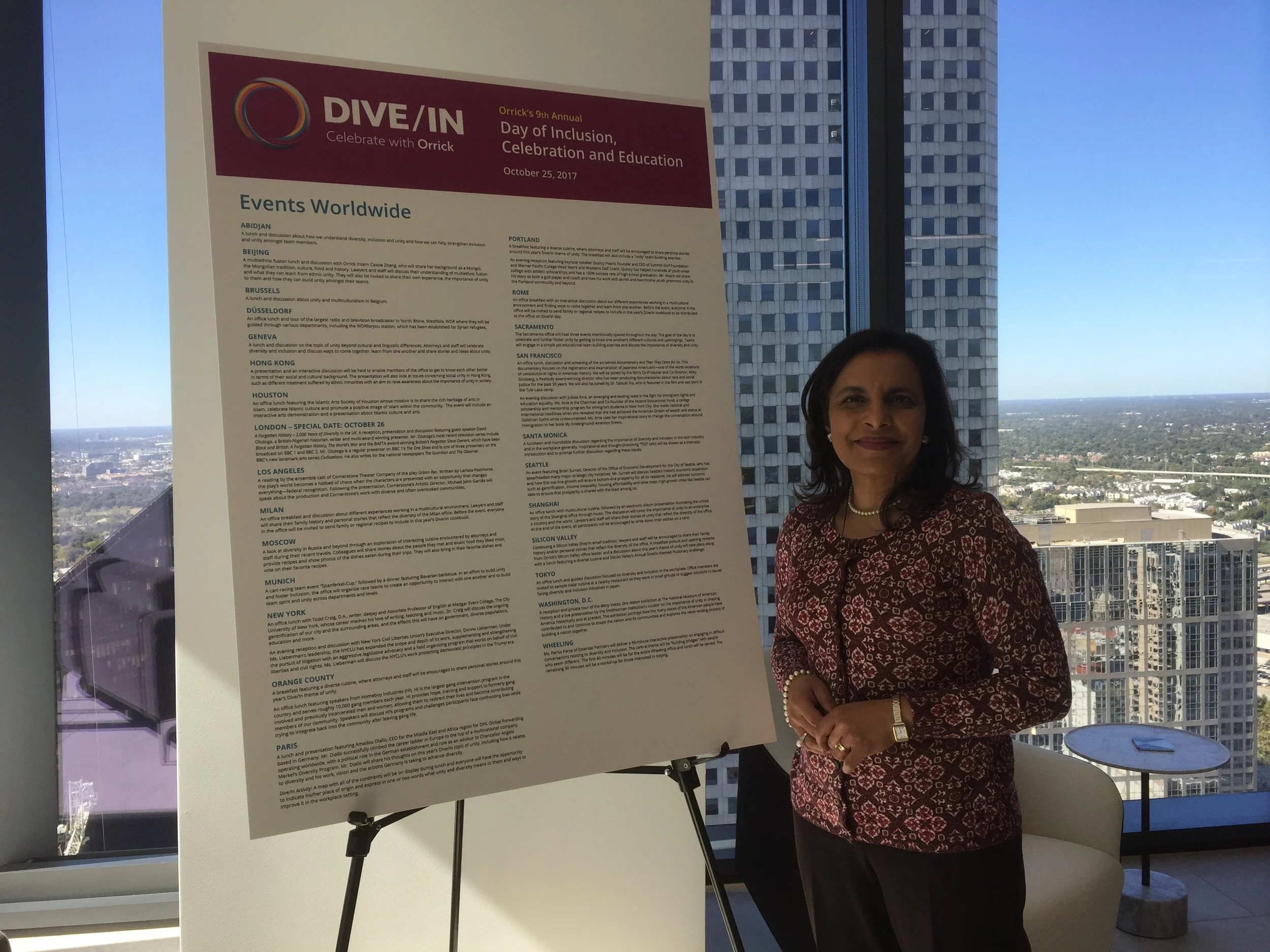 Celebrating Inclusion and Diversity at Orrick's Dive/In Day