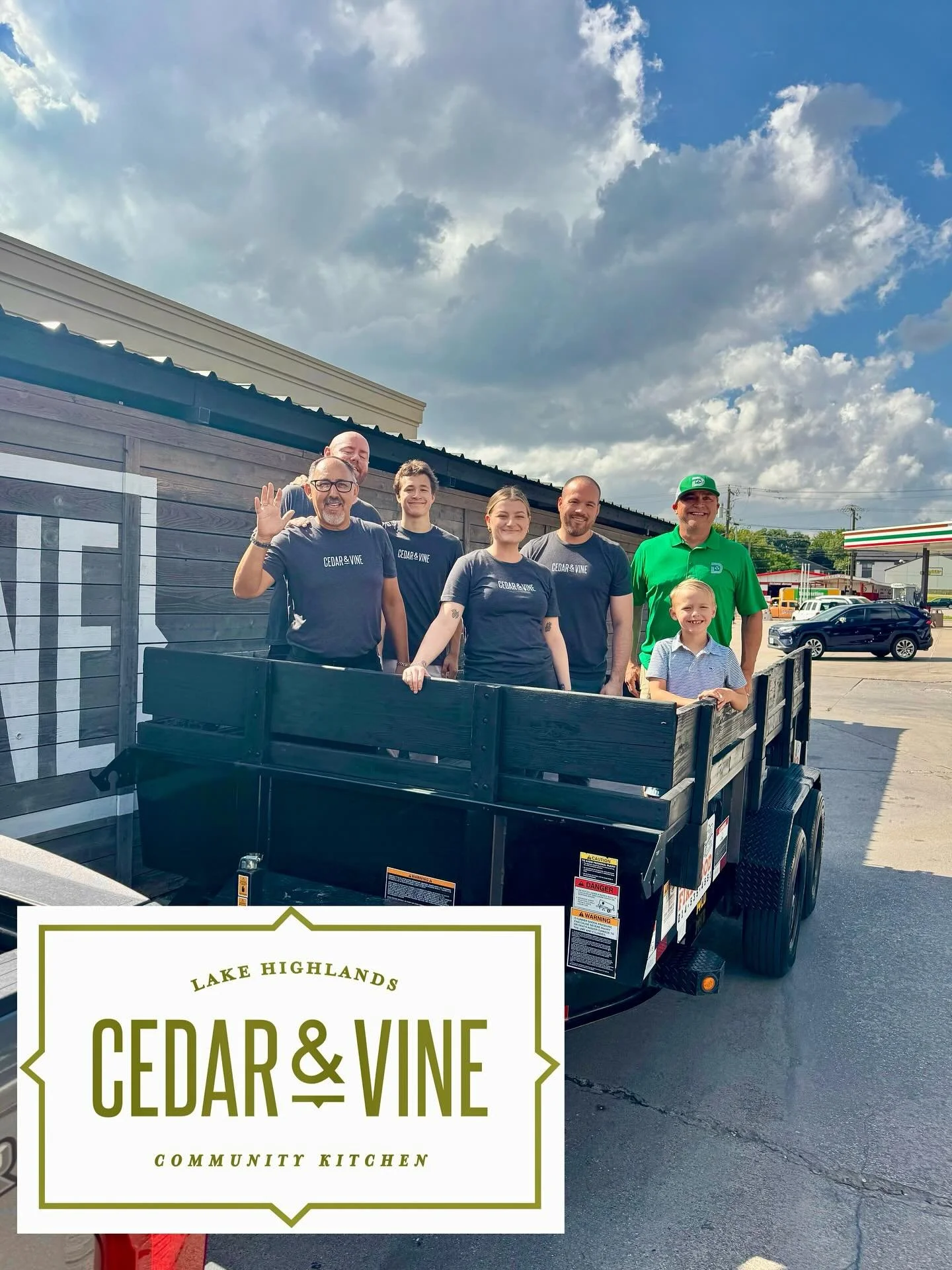 Help Cedar &amp; Vine fill the trailer with all the necessary supplies to support #Kerrville. Dine in anytime between now and this Sunday evening and let the staff know you are here to fill the trailer! Proceeds will go to pay for supplies for famili