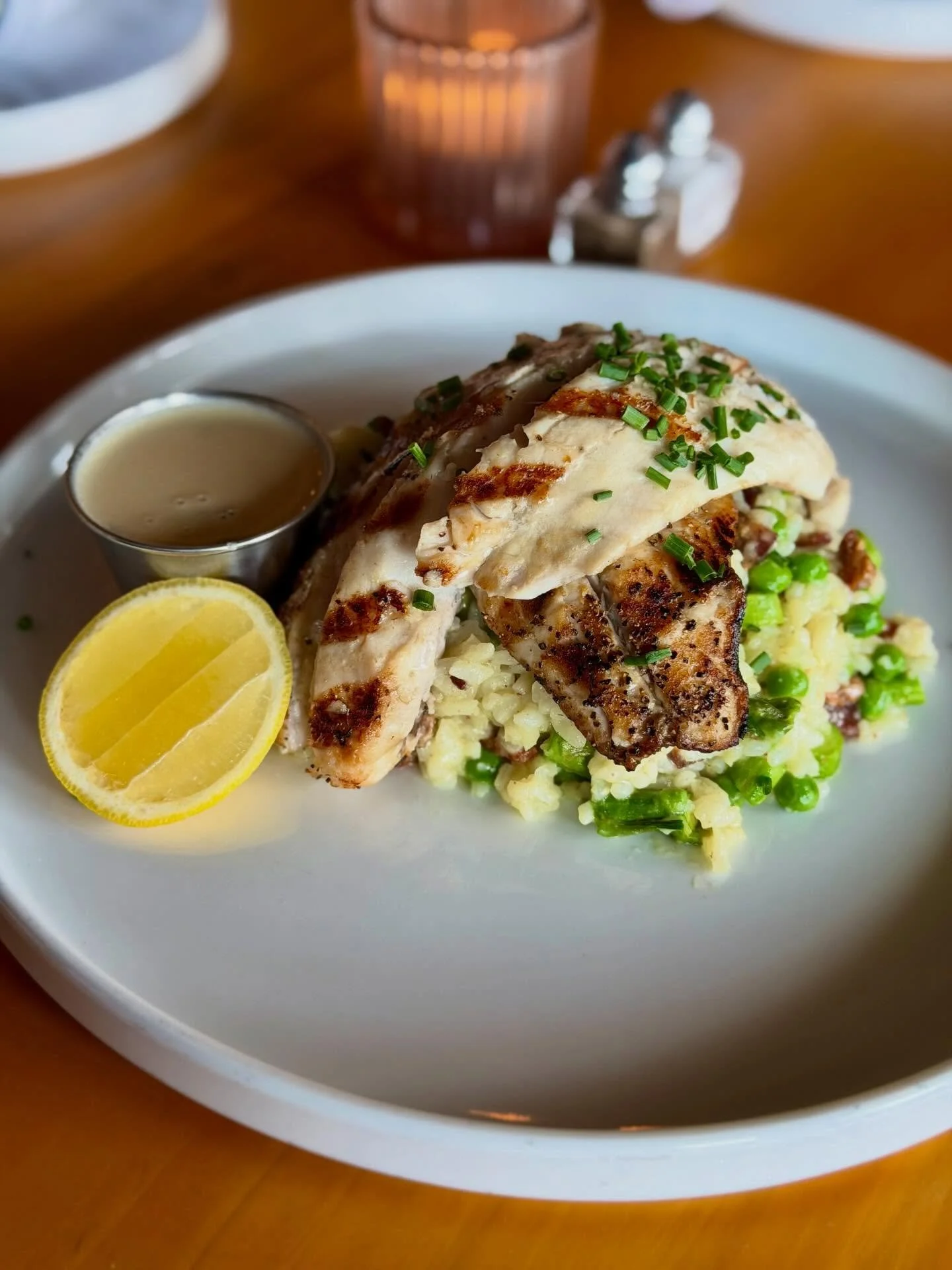 Hop in this weekend for the Chefs special - Grilled Striped Sea Bass! 🐰🎣🪺

#dallasdining #lheats #easterweekend #stripedseabass #easterbunny