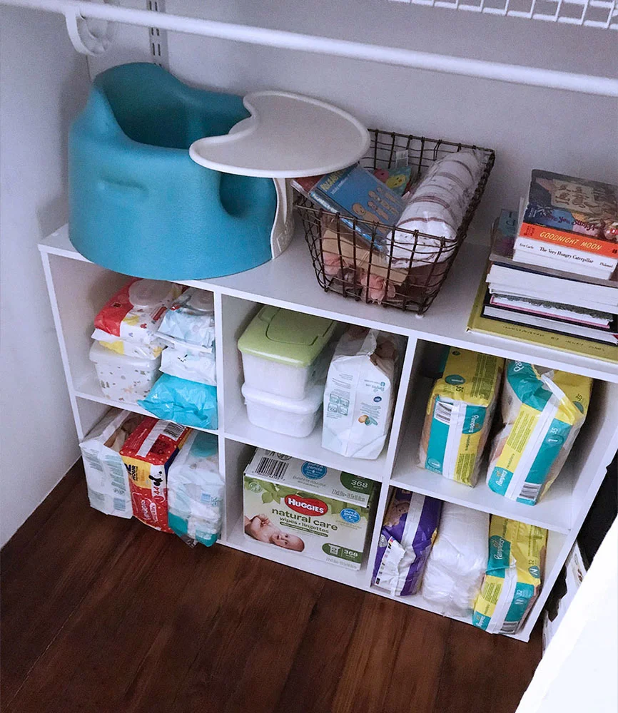Closet Cubes Fully Stocked