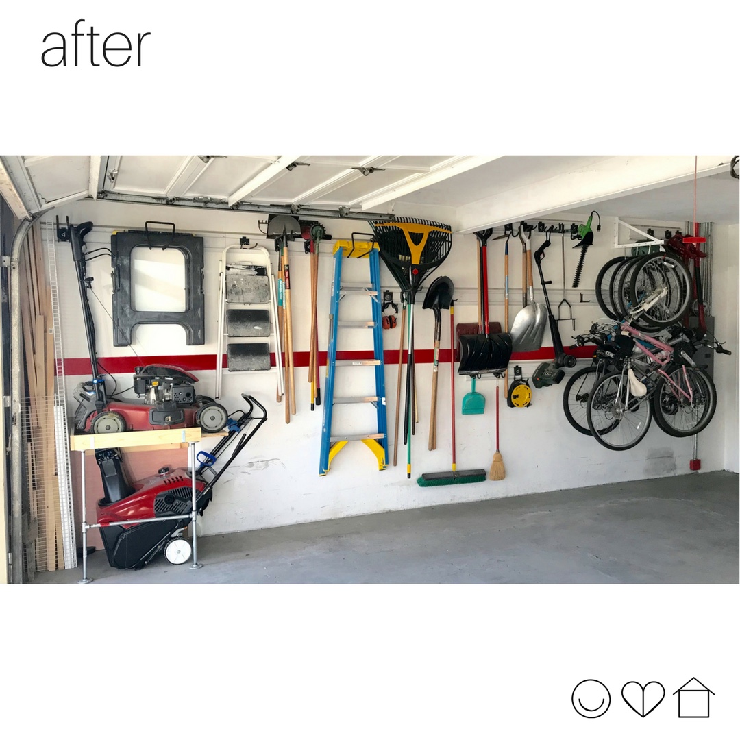 Garage organization after
