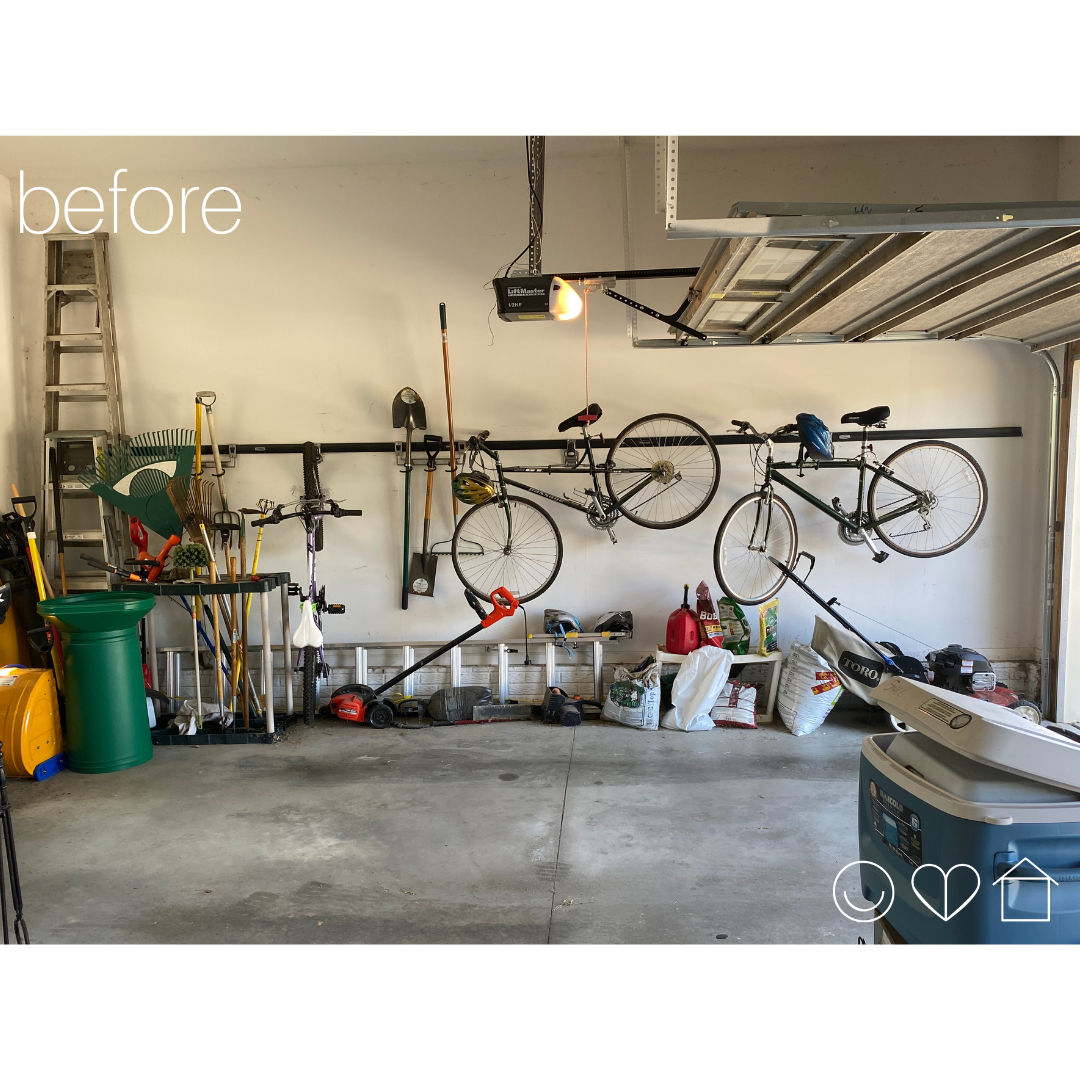 Garage organization before