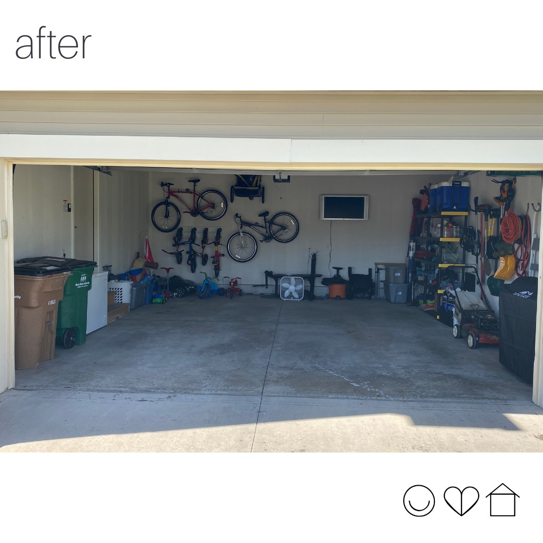 Garage organization after