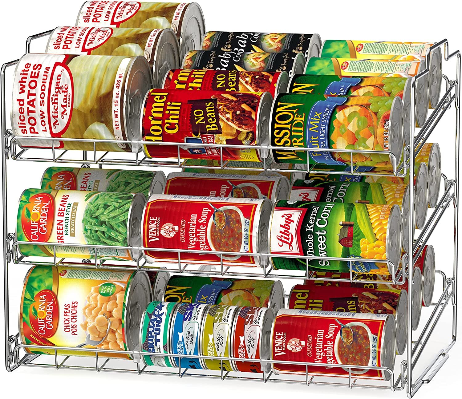 Stackable can rack organizer