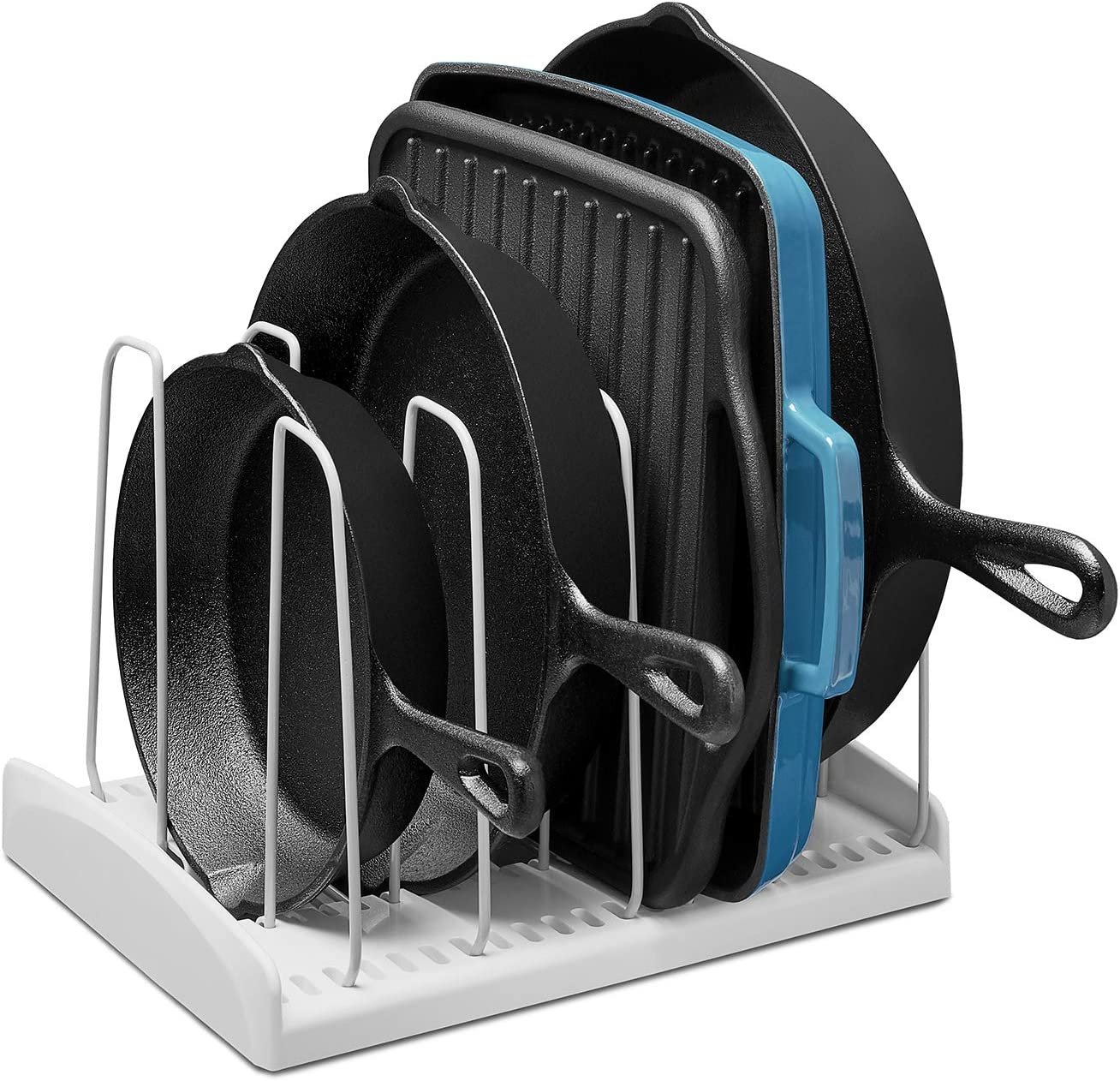 Adjustable pan and pot organizer