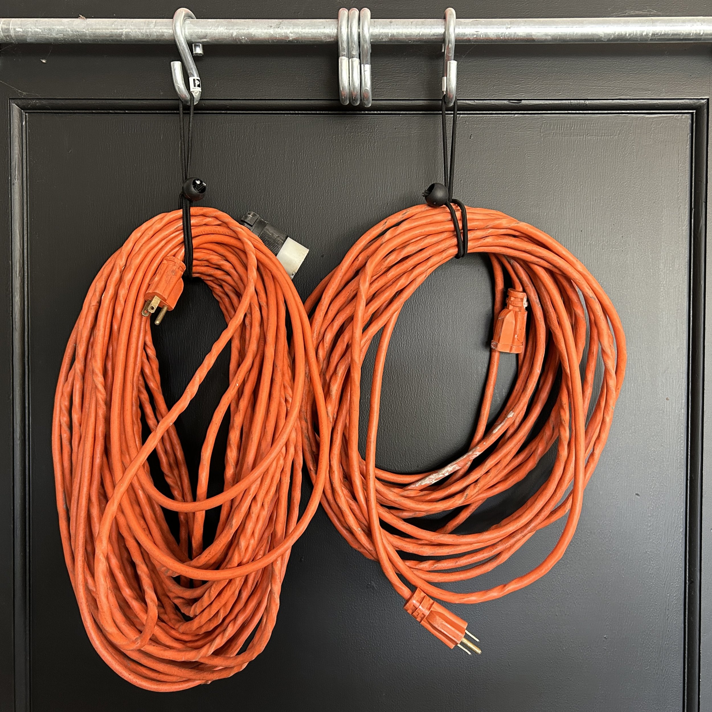 Extension cord storage