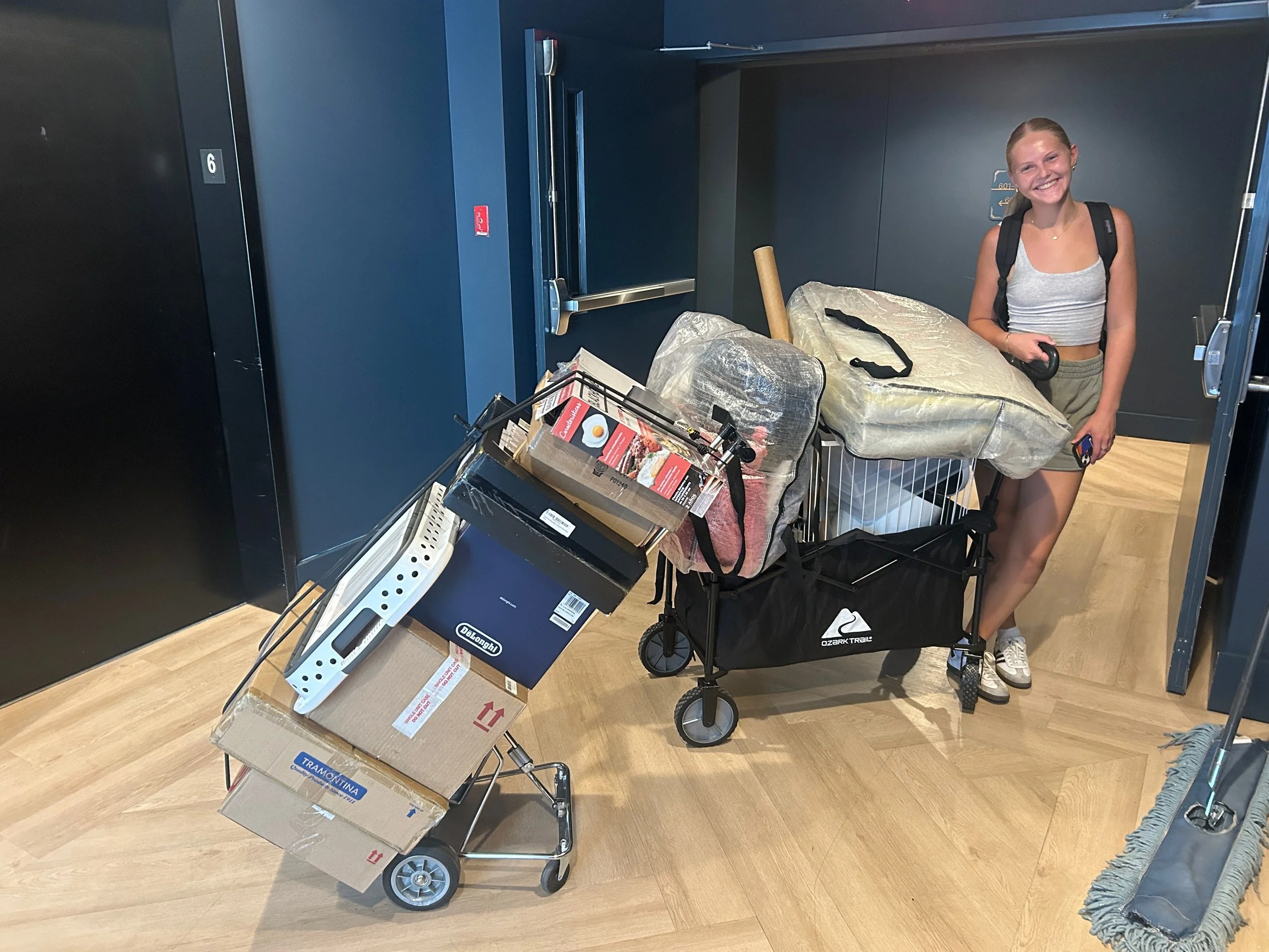 Save your back - get one of these fold-up moving carts!