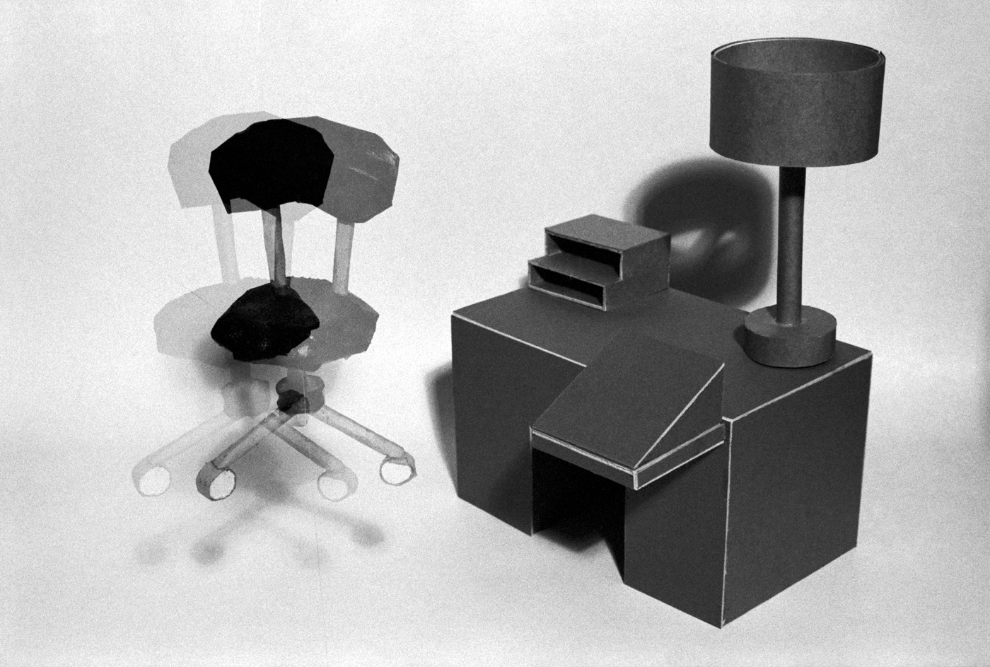   Desk and Chair , 1977 