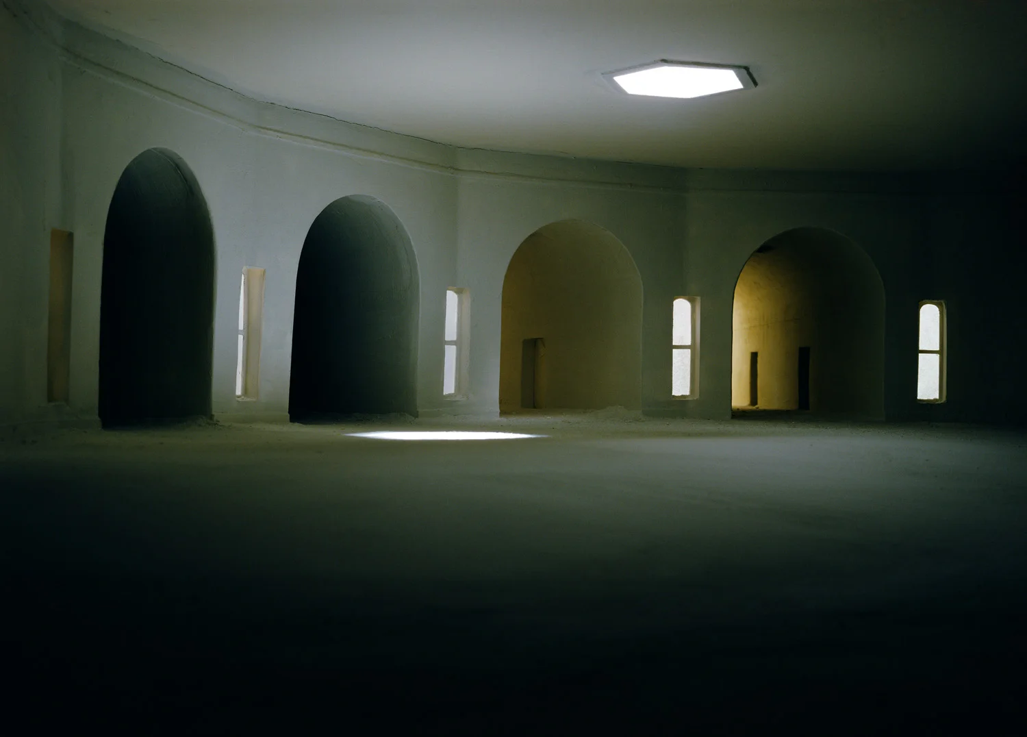 Converging Hallways from Left , 1997