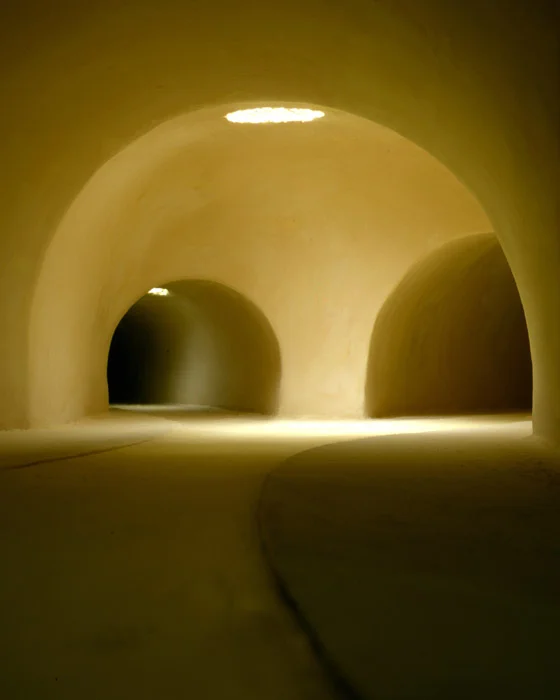 Two Tunnels from Right (Vertical) , 1998