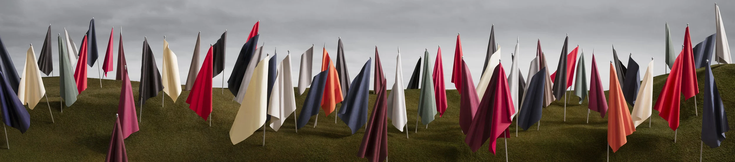 Flags (frieze), 2016