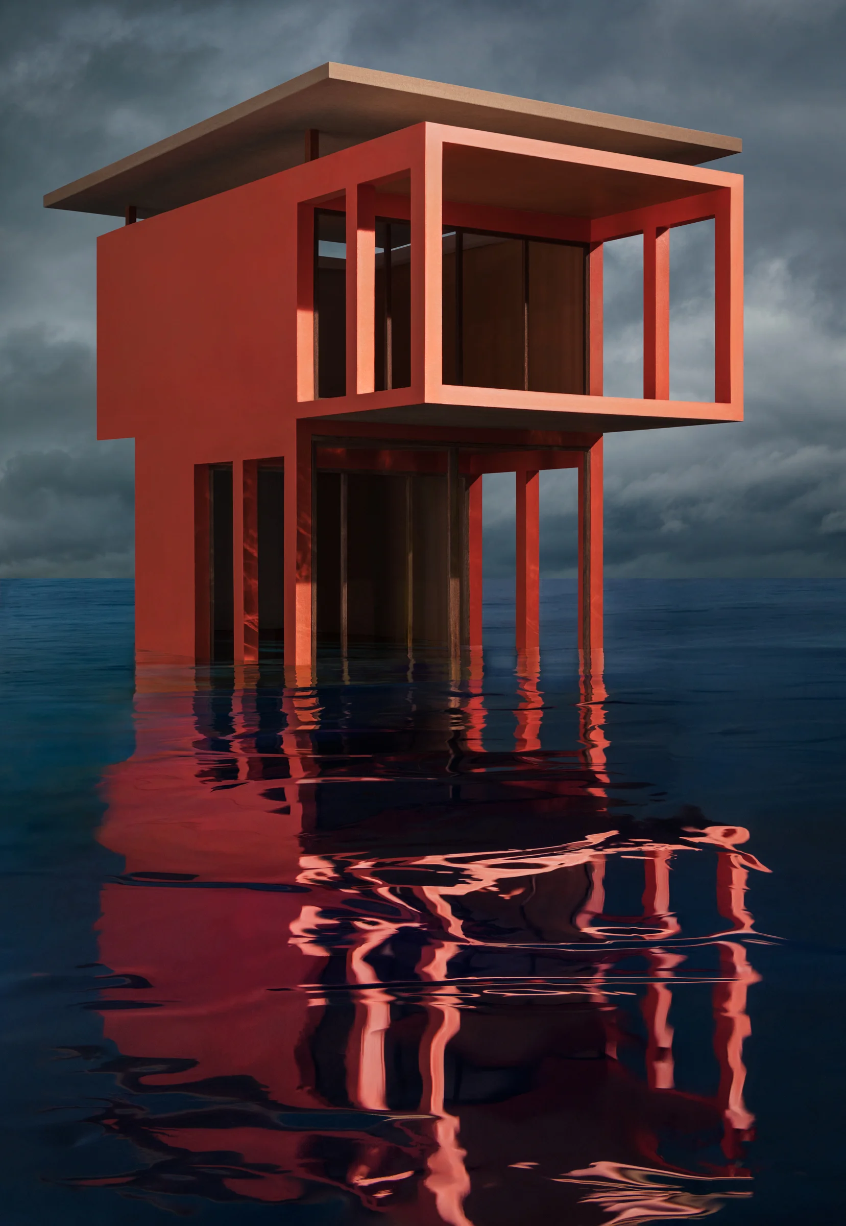   Red/Orange Solo Pavilion , 2018 
