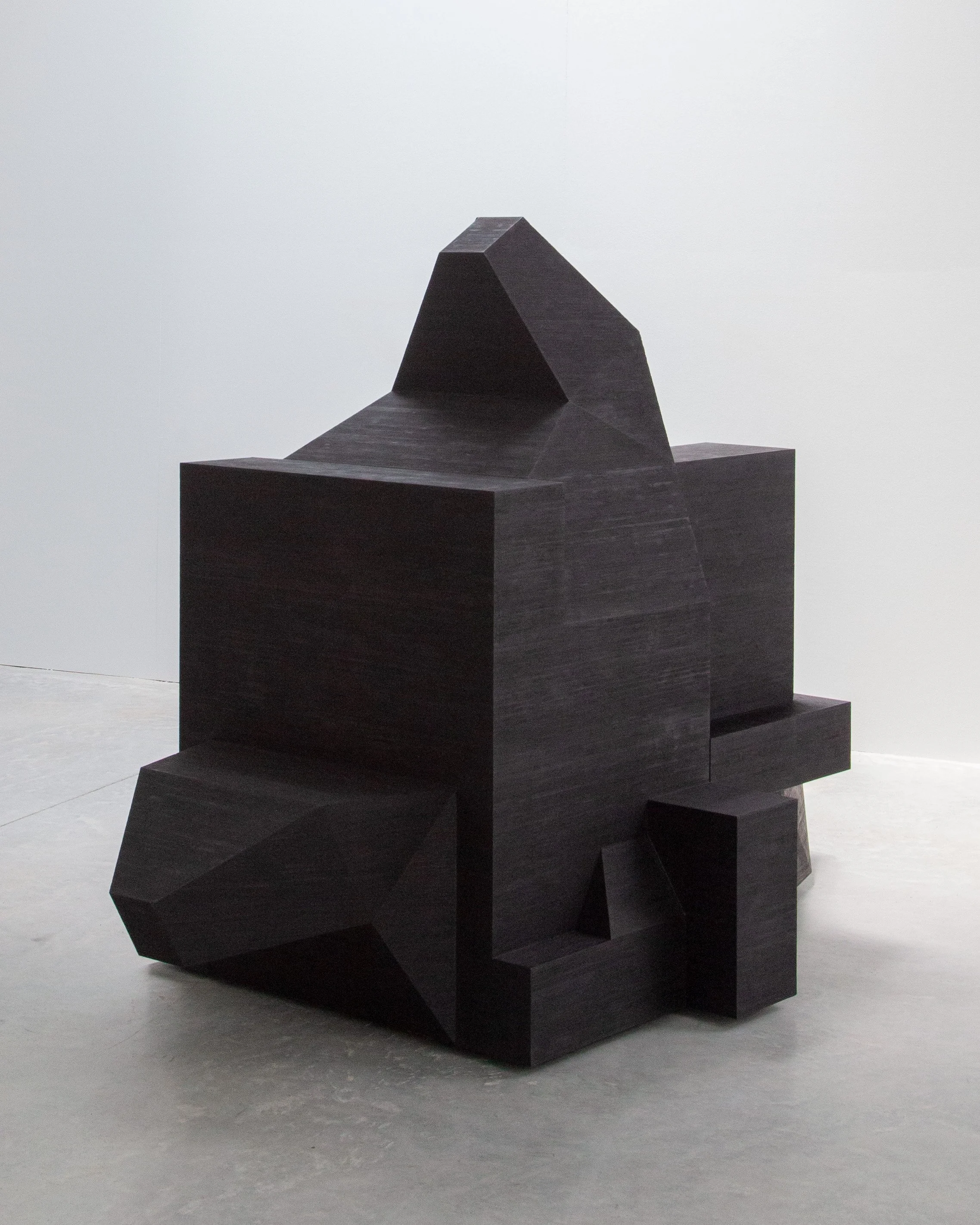   Shou Sugi Ban Sculpture,  Installation view: 'T' Space, Rhinebeck, NY, 2024 