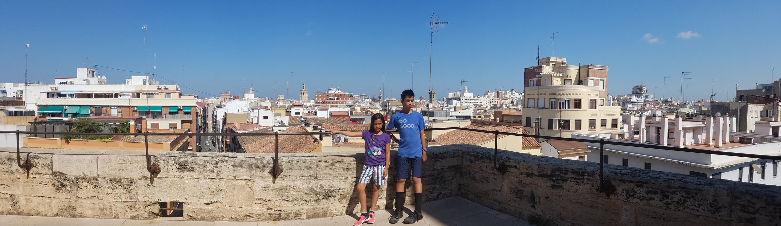 Eli and me at the top of the towers