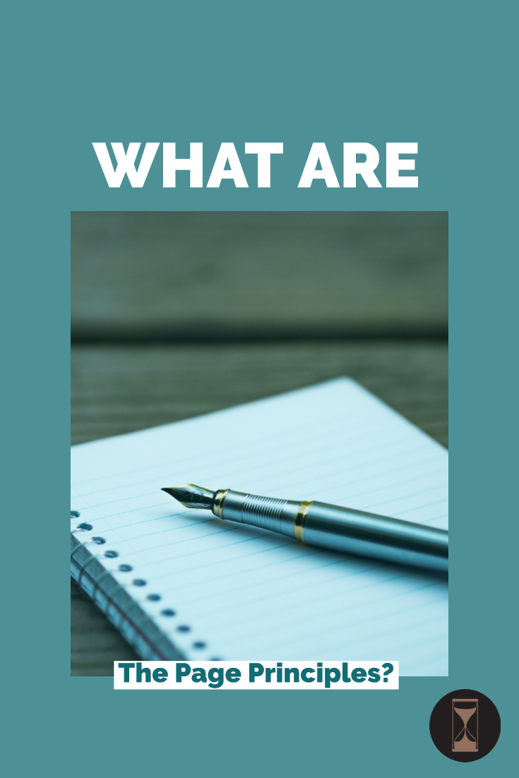 What Are The Page Principles?