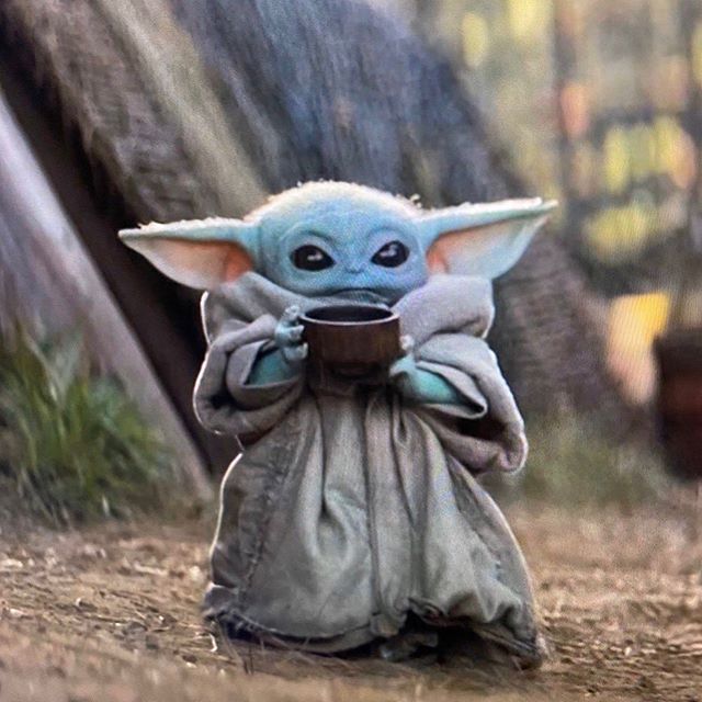 Spending this weekend like... #babyyoda #starwars #themandolorian #ILOVEBABYODA #goals #starwars4life