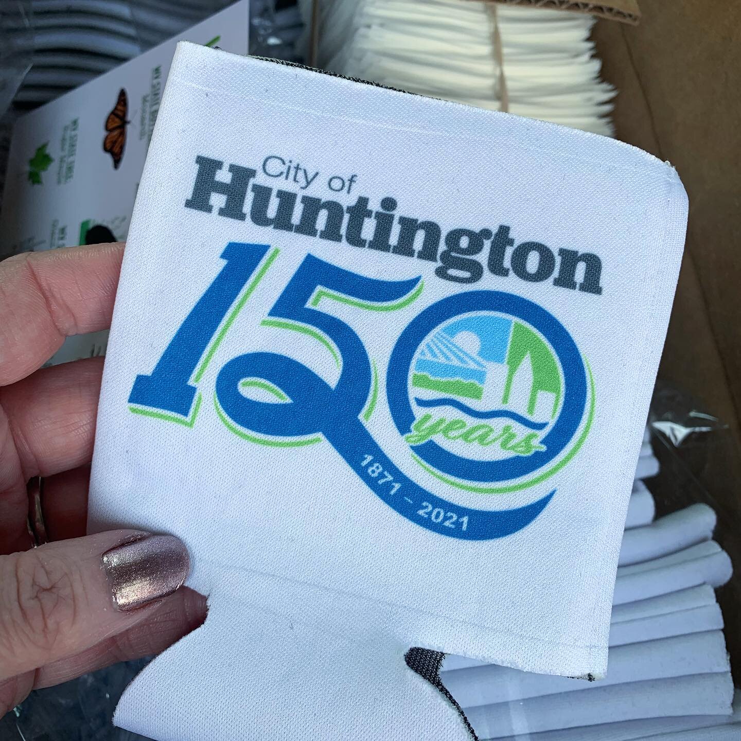 Coming soon to an event near you! #huntington150 #myhuntington #behindthehourglass #sesquicentennial #sneakpeek