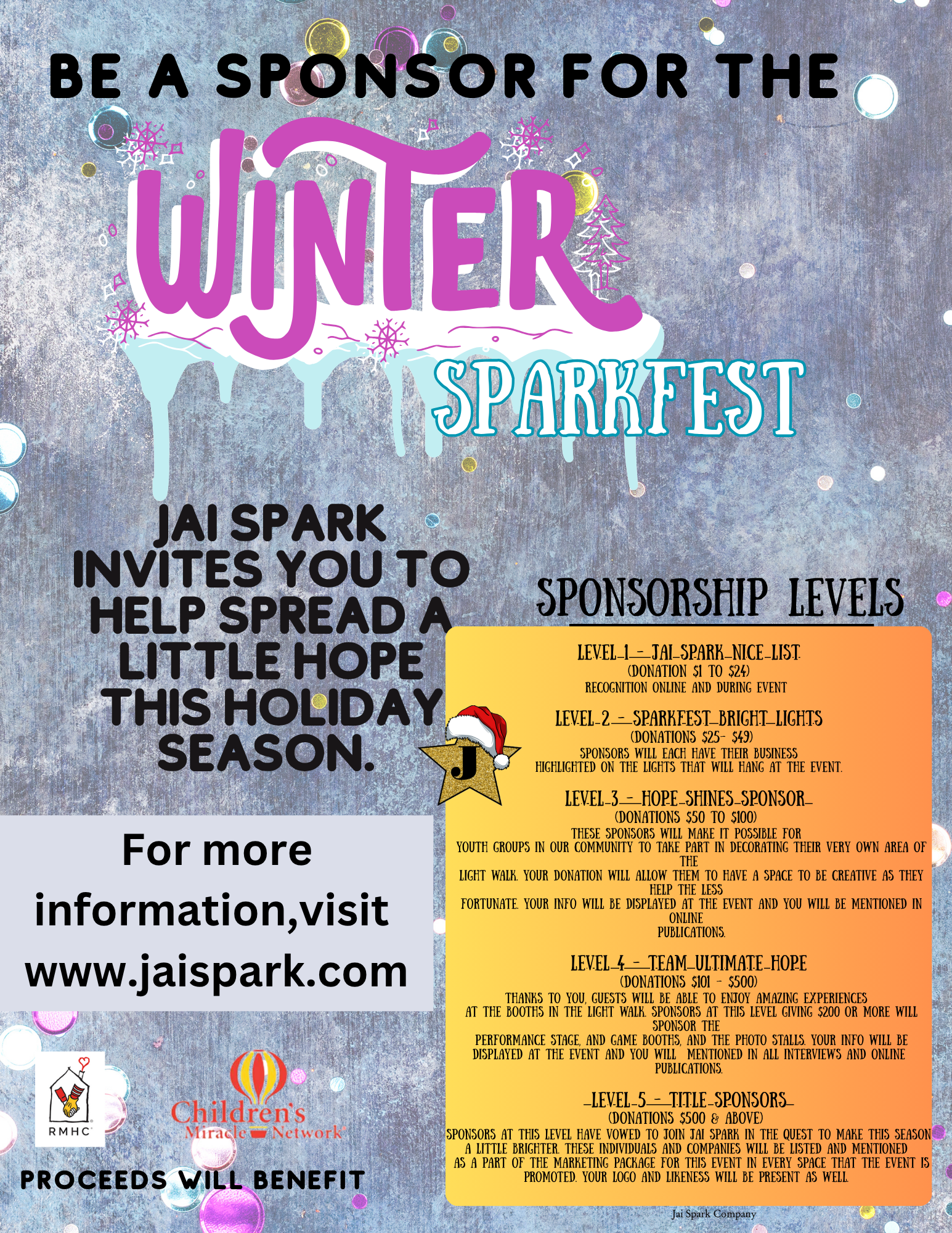 Holiday Hope Sponsor