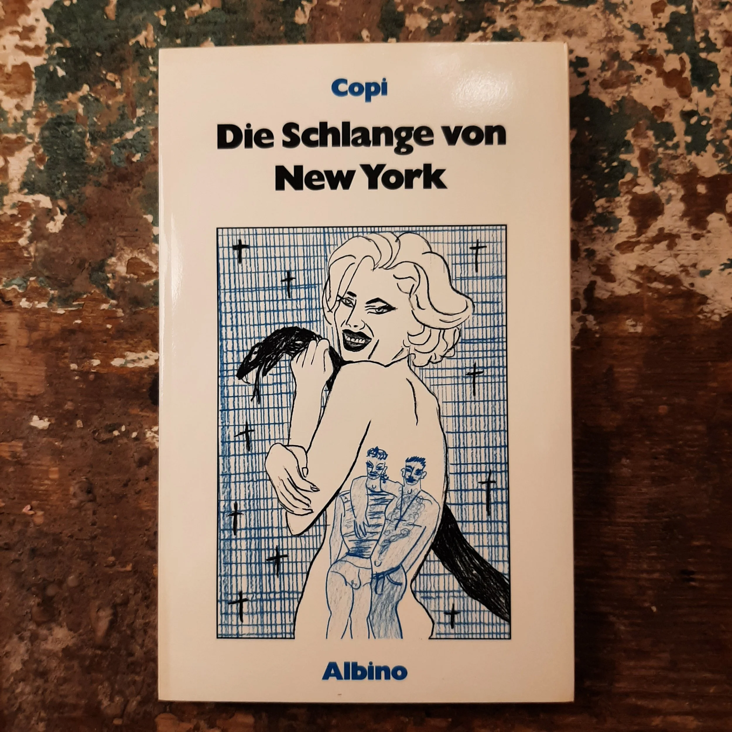 Die Schlange von New York, 1977 Albino Erstausgabe von Copi