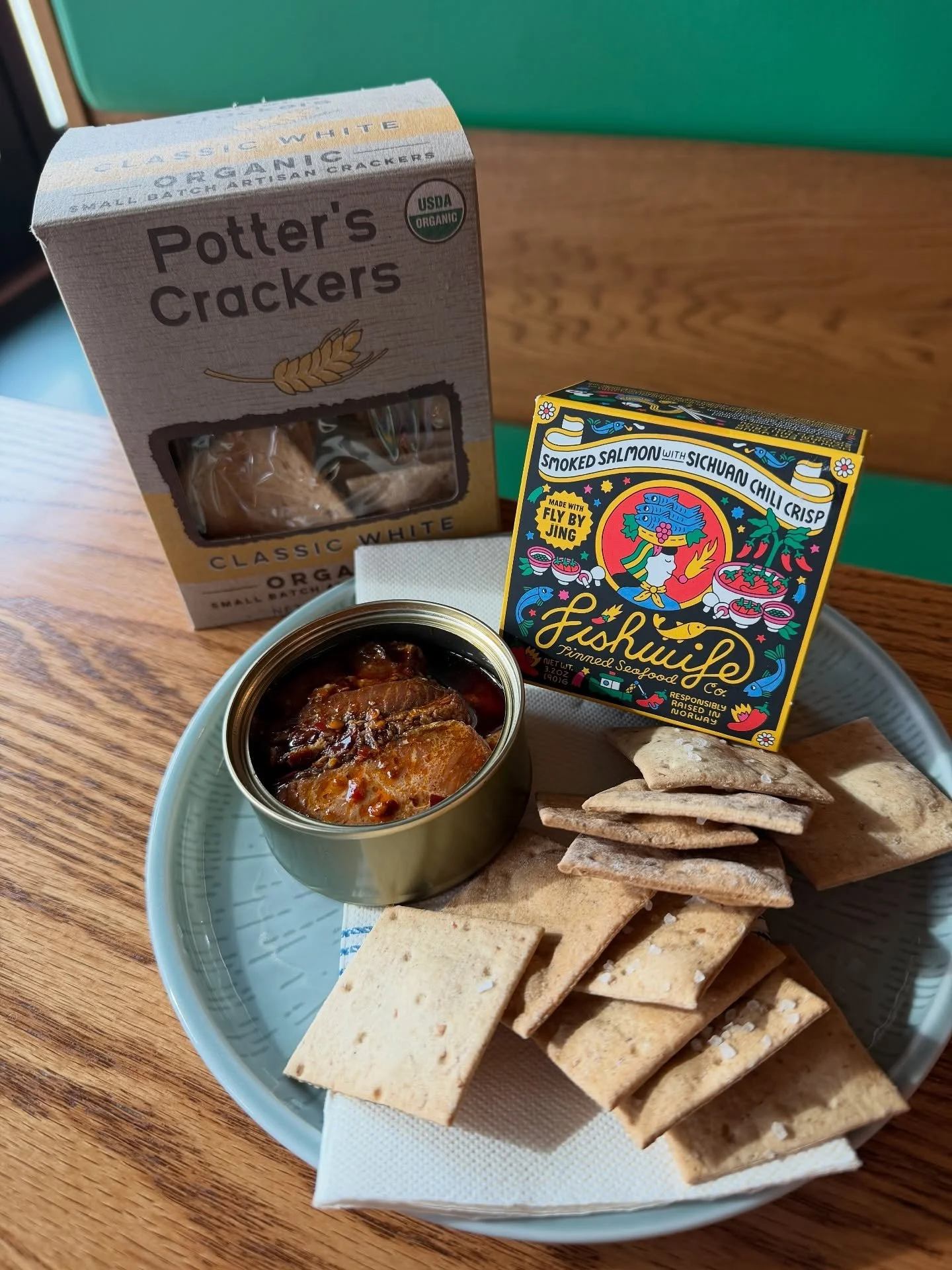 Another day, another tinned fish lunch 🔥