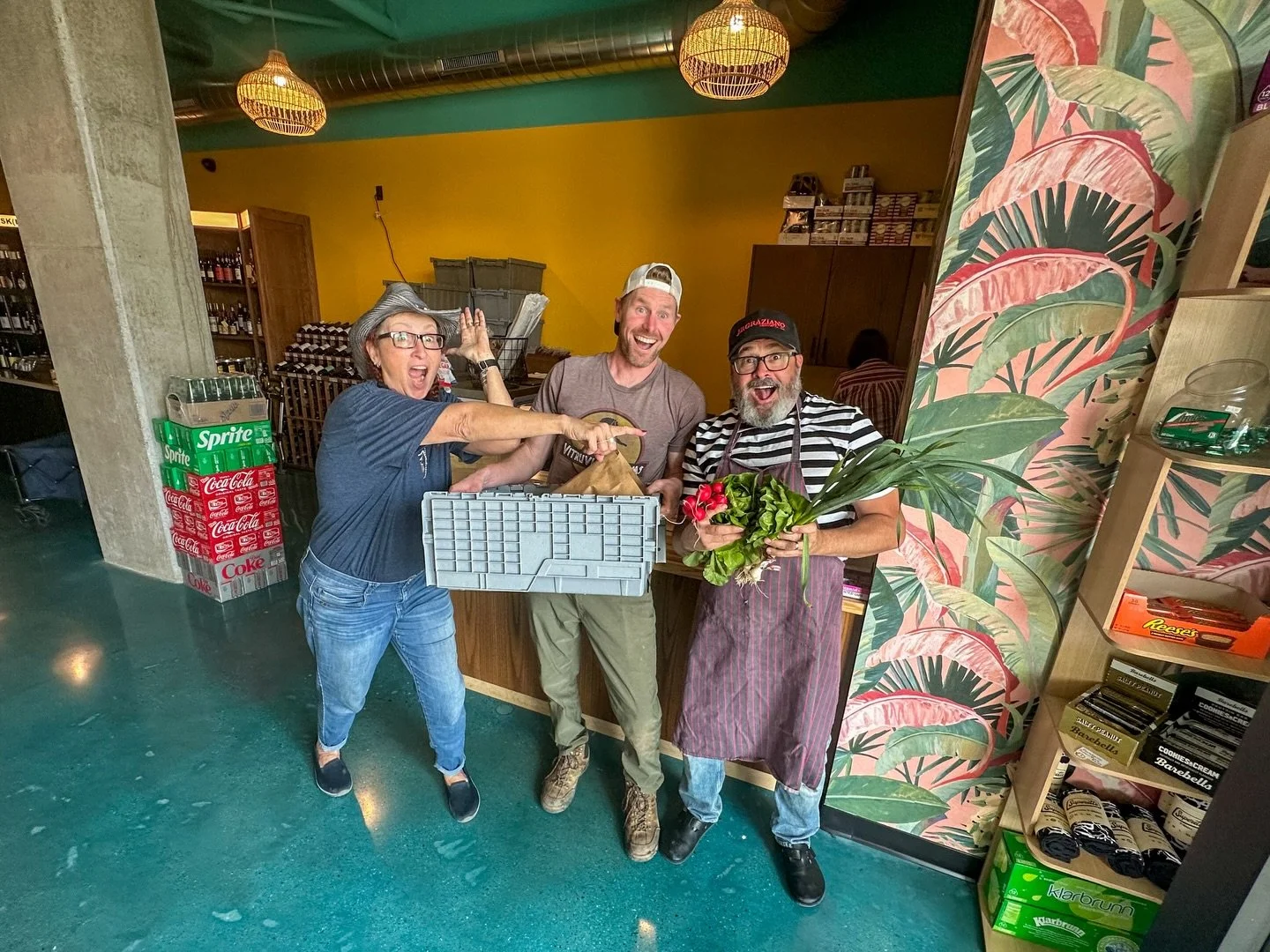 Omggg remember all the fun we had last year with @vitruvianfarms CSA pick ups?!
🥕 
We are thrilled to once again be a pick up location for their CSA this year on Tuesdays from 3pm until 9pm. New for 2026, members can enjoy 10% off of their pick up d