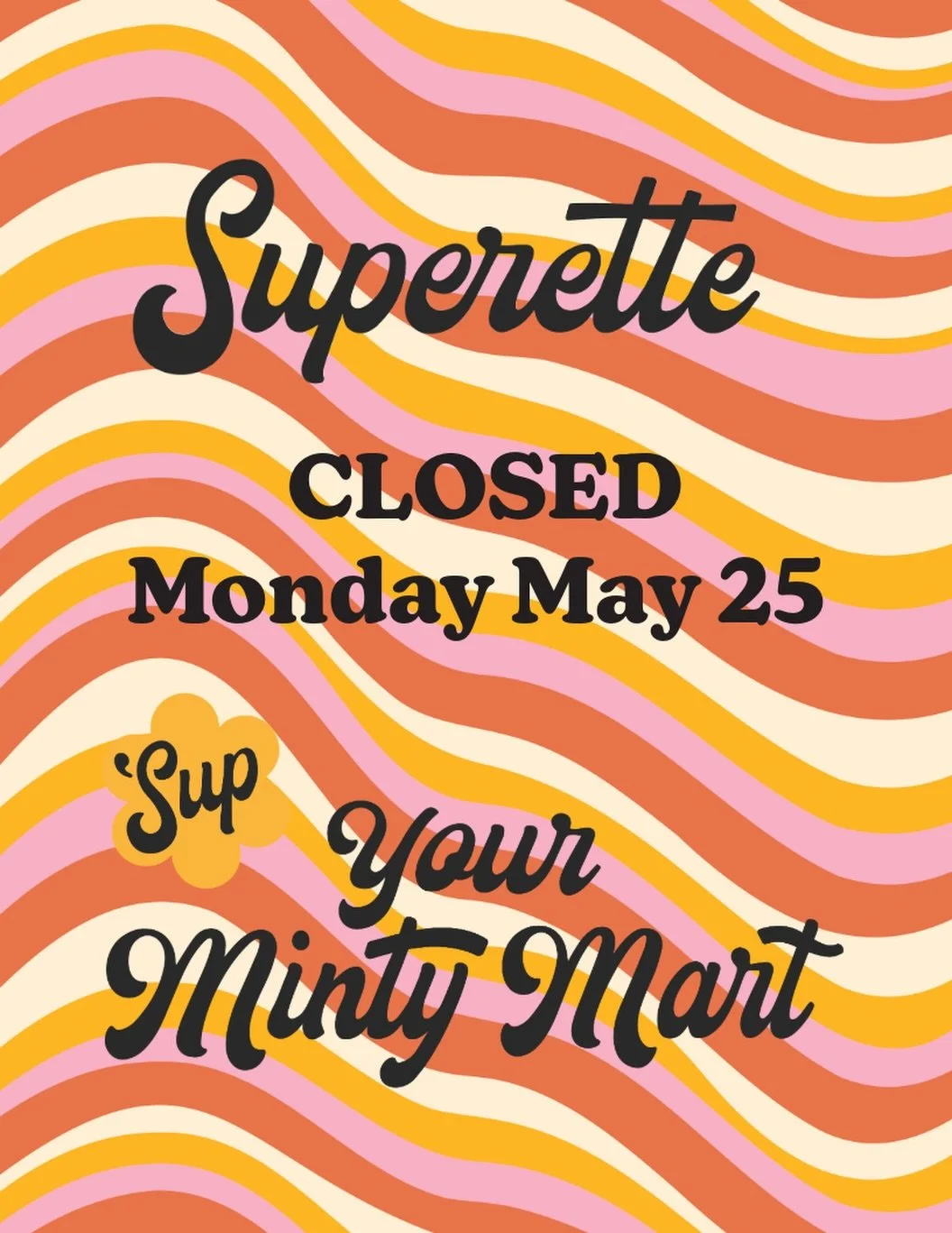 We will be closed Monday! Stock up for your BBQs all weekend long 😊