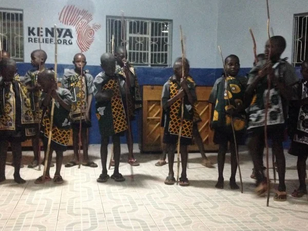 Orphans from the Kenya relief Brittany’s house of grace welcoming the team to migori Kenya.After a team meeting we all headed to bed for a much needed rest. Triaging to start tomorrow. Surgeries Monday.
