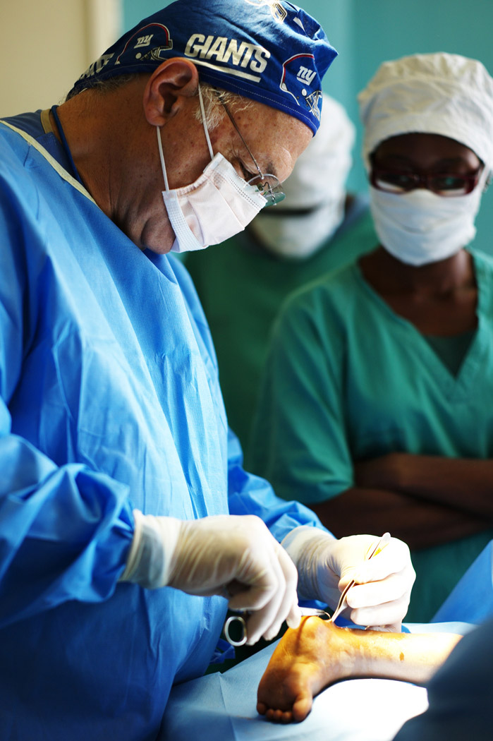 Intra operative clubfoot repair