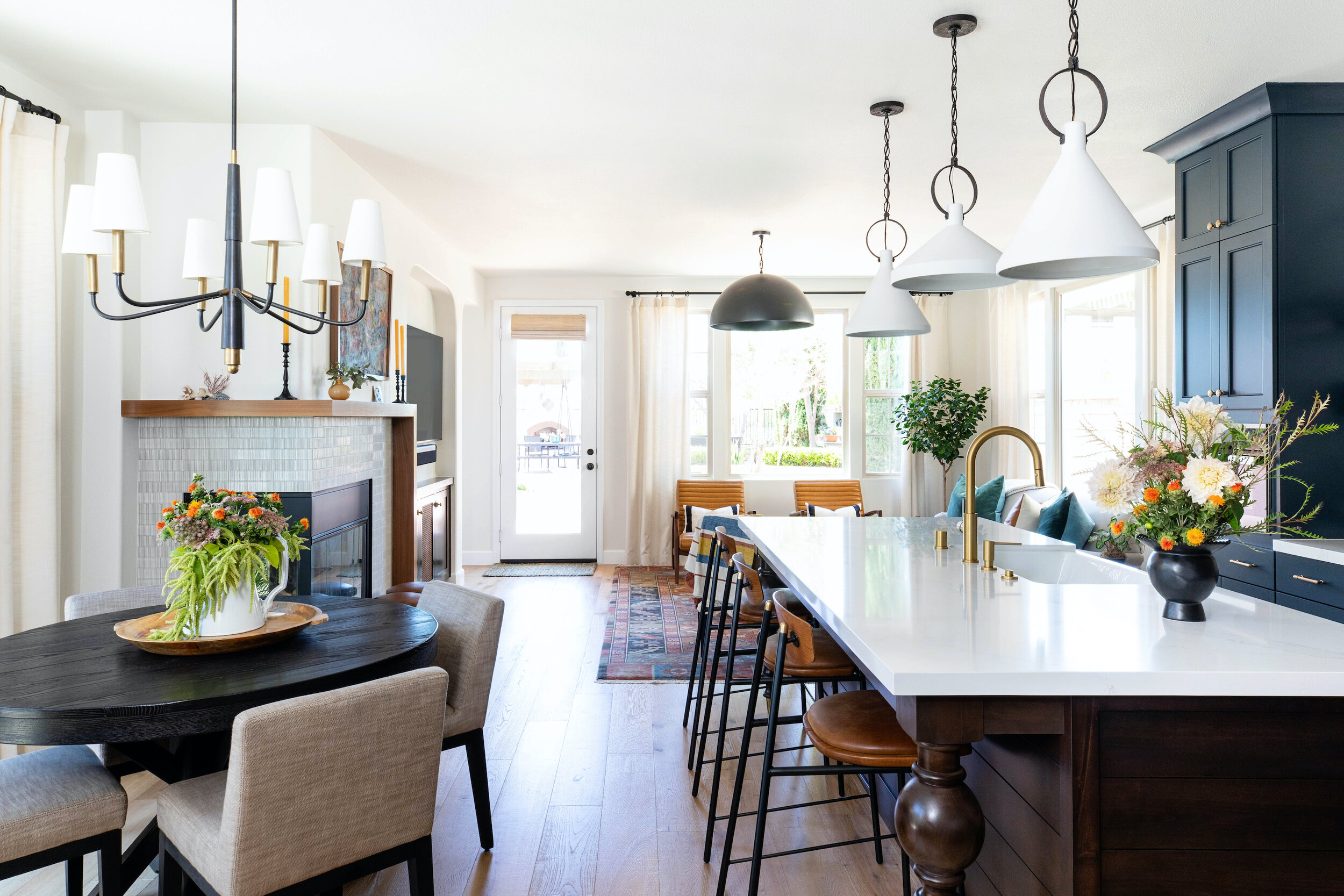 Del Sur Open Concept Kitchen Dining Living