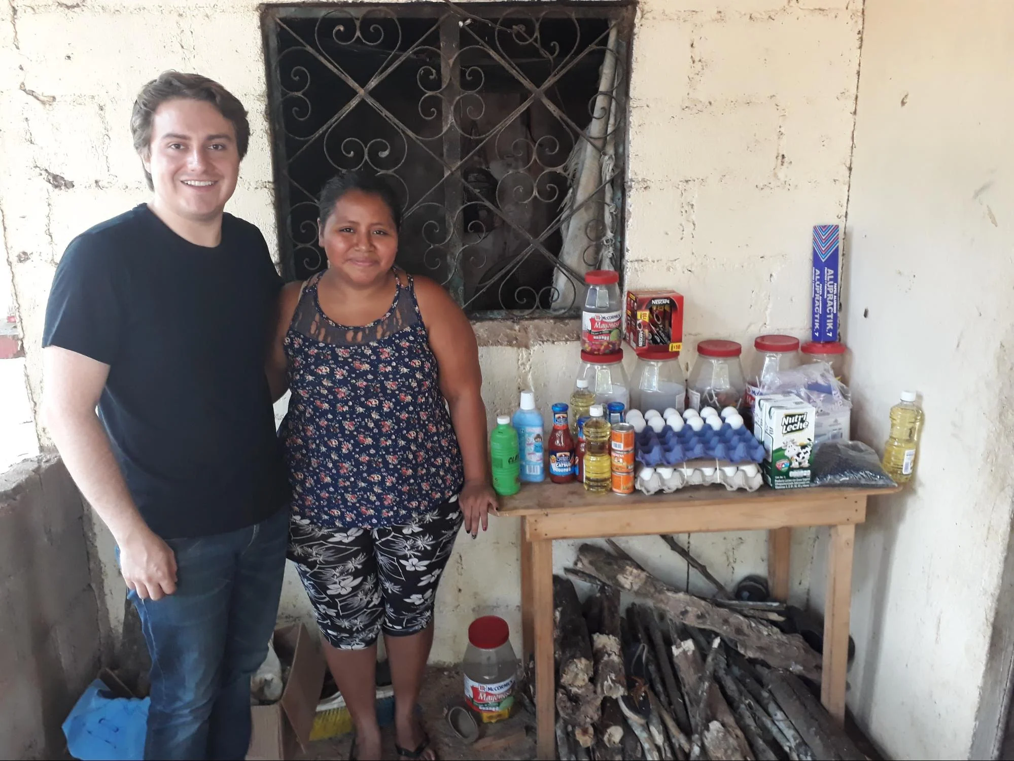 Gerardo snags a picture with one of the applicants we met and her business, a stand selling eggs, candy, and other sundries. The small scale of some businesses we encountered, such as the one pictured above, reinforces their need for access to financial products. This woman’s entrepreneurial endeavors are only limited by the capital she can acquire.
