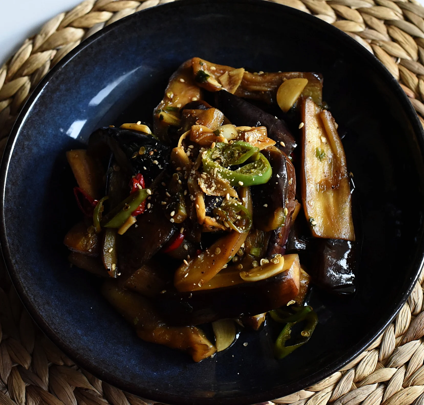 Stir Fried Eggplant (vegan)
