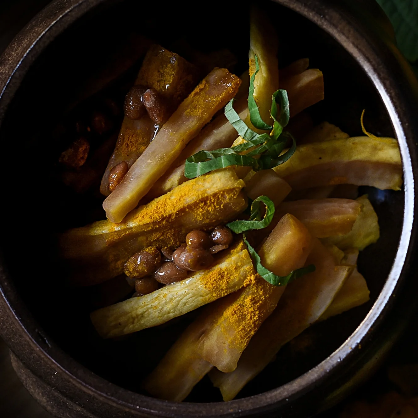 Doenjang Soybean Pickled Radish (vegan)