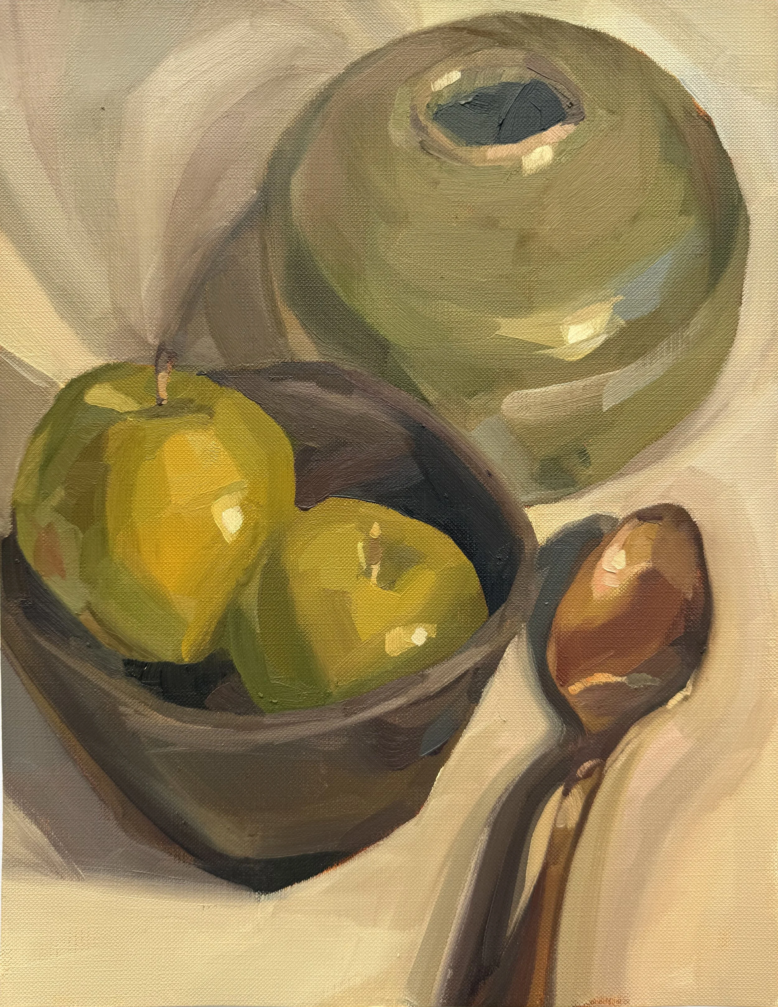 Green Apples and Brass Spoon