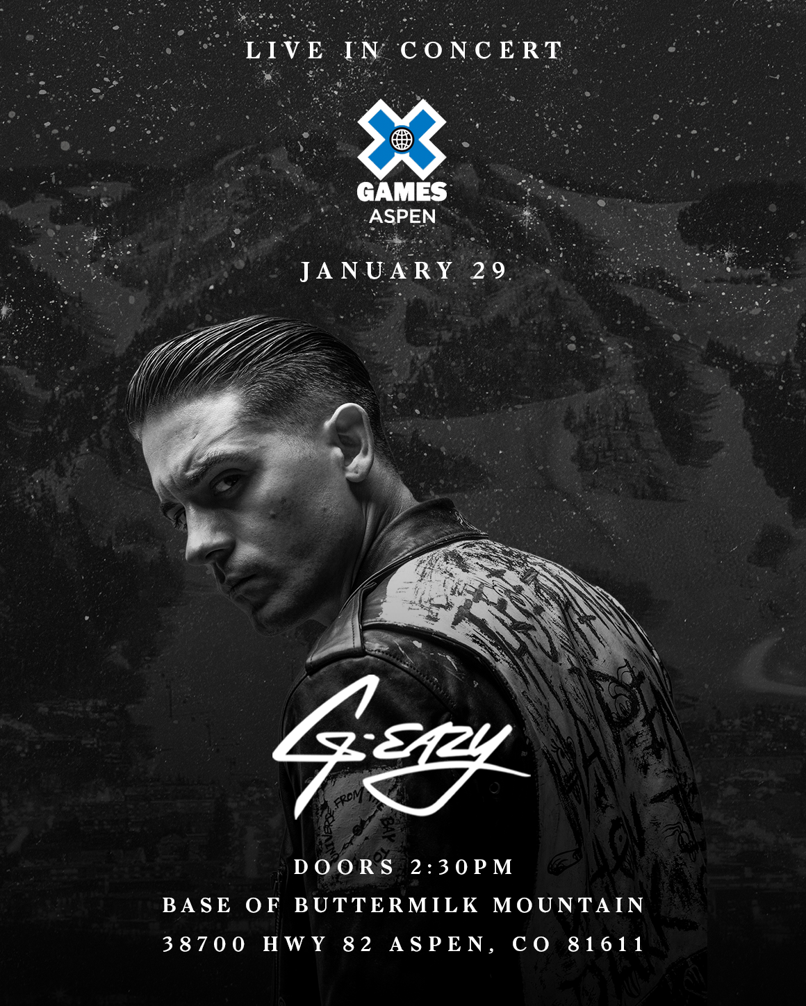   G-EAZY (X-GAMES)   —  Design:  John Liwag  