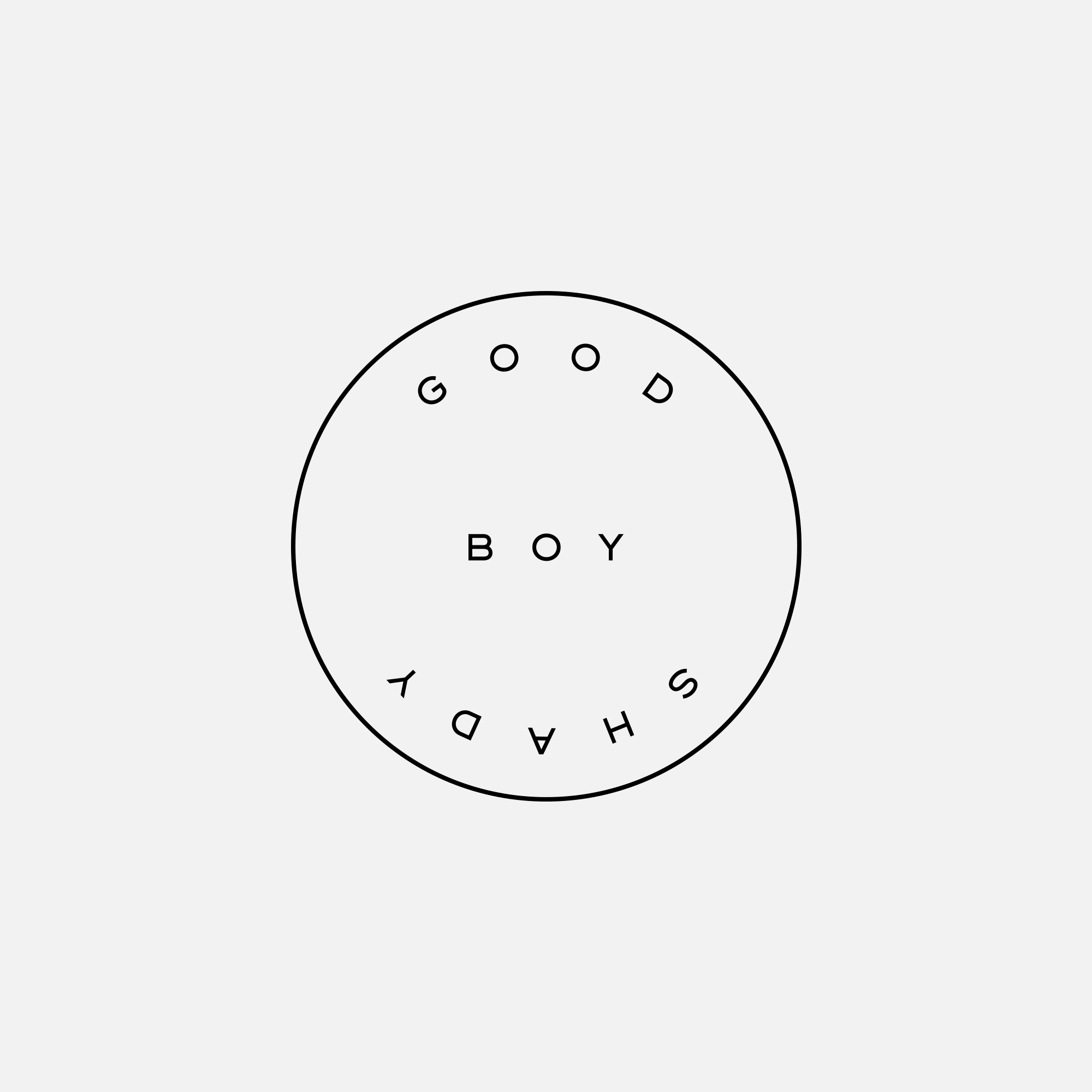   GOODBOYSHADY  // Logo Design:  John Liwag  