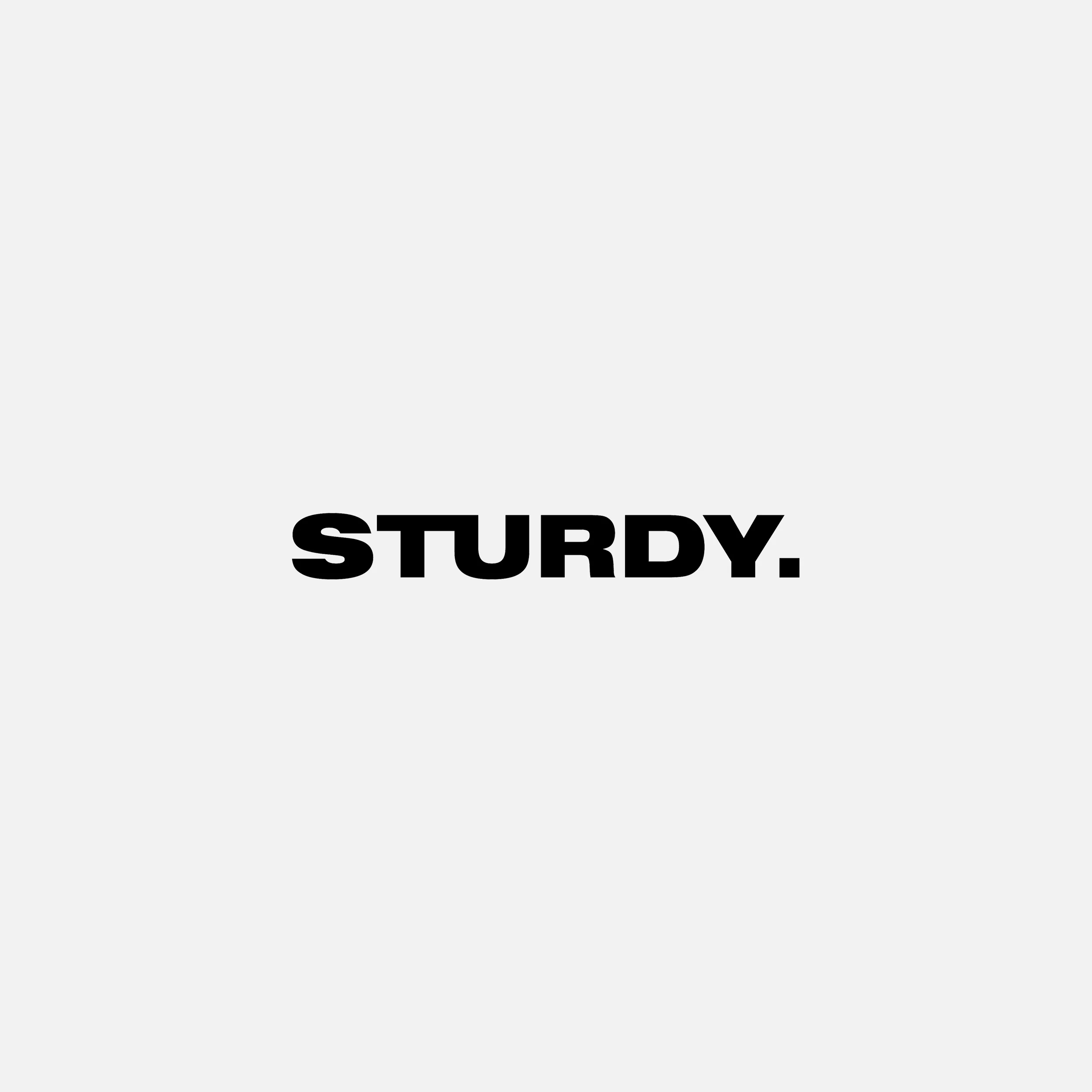   STURDY.  // Logo Design:  John Liwag  