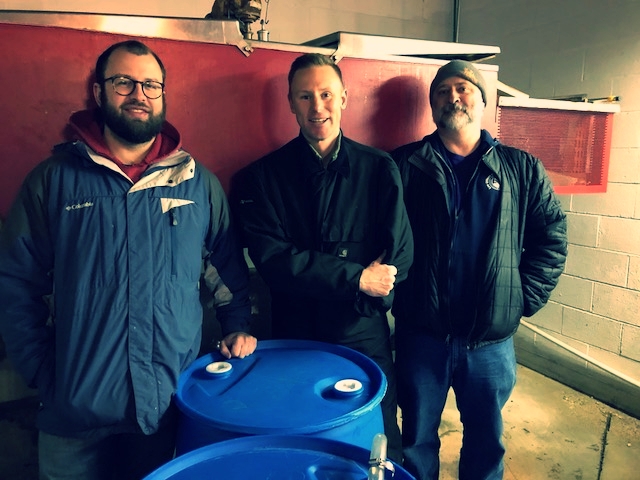 The happy winemakers – Kirk, Shane & Jason