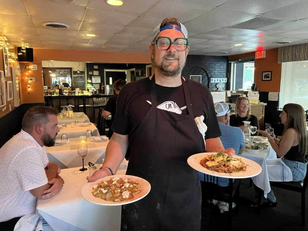 Chef Corey with LFW entreés.jpeg
