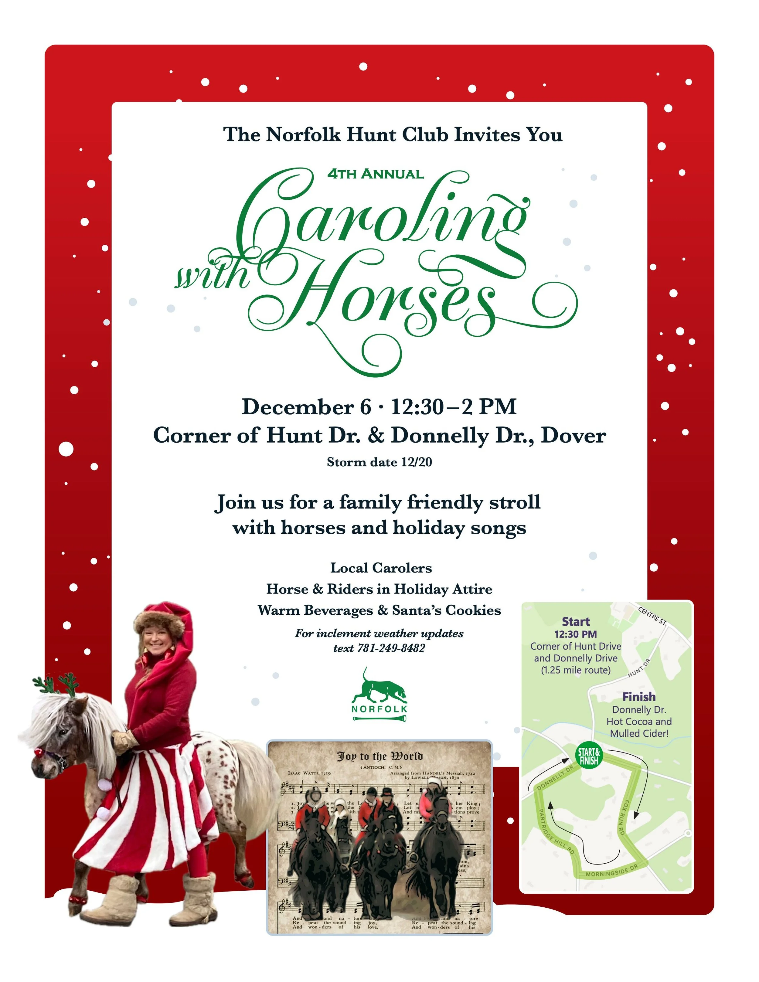 Caroling with Horses