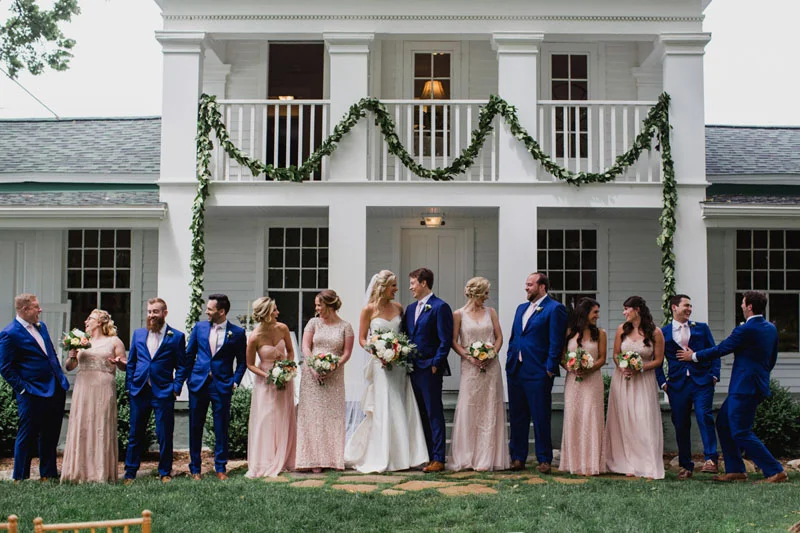 cornman farms wedding party