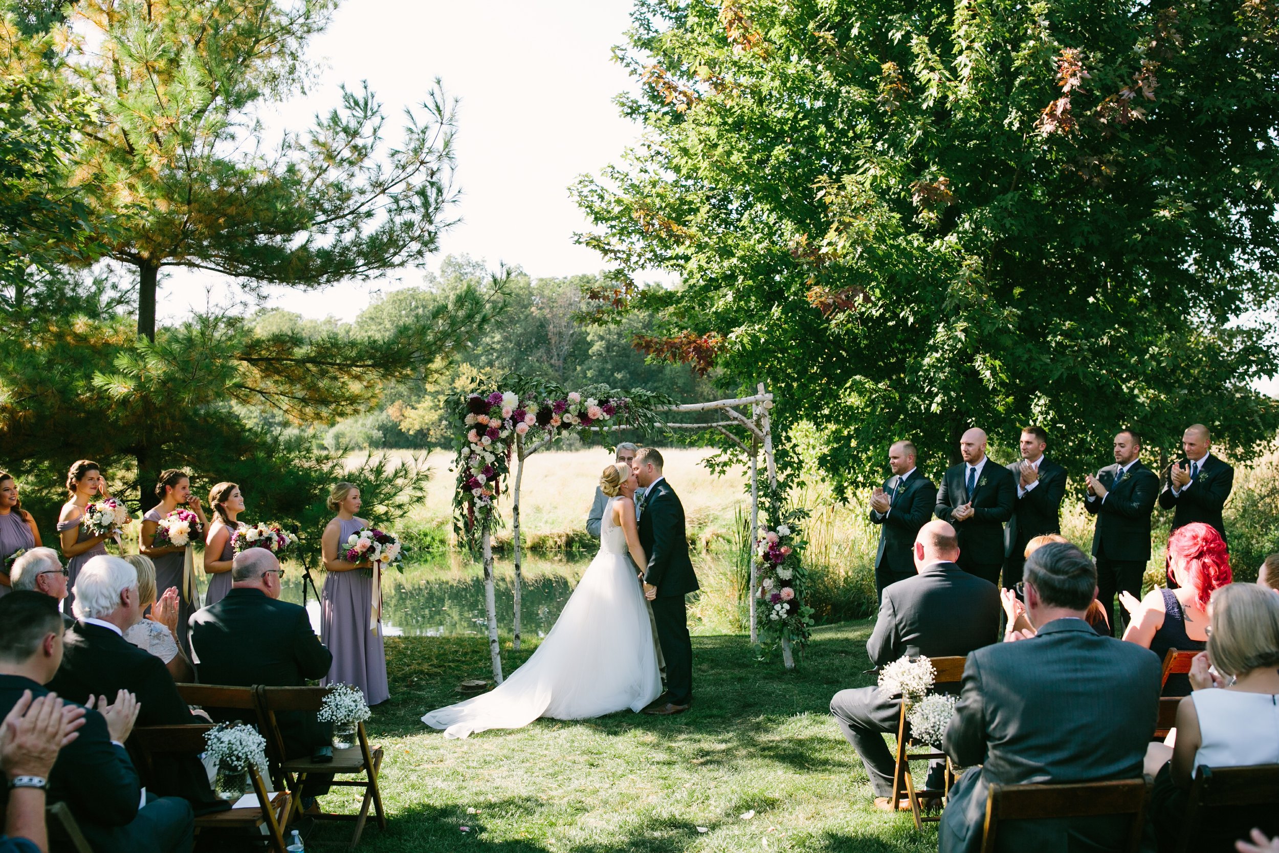 misty farm wedding