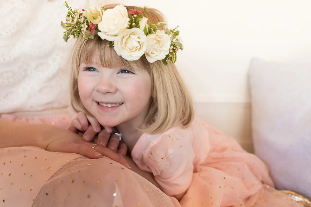hair flower crown