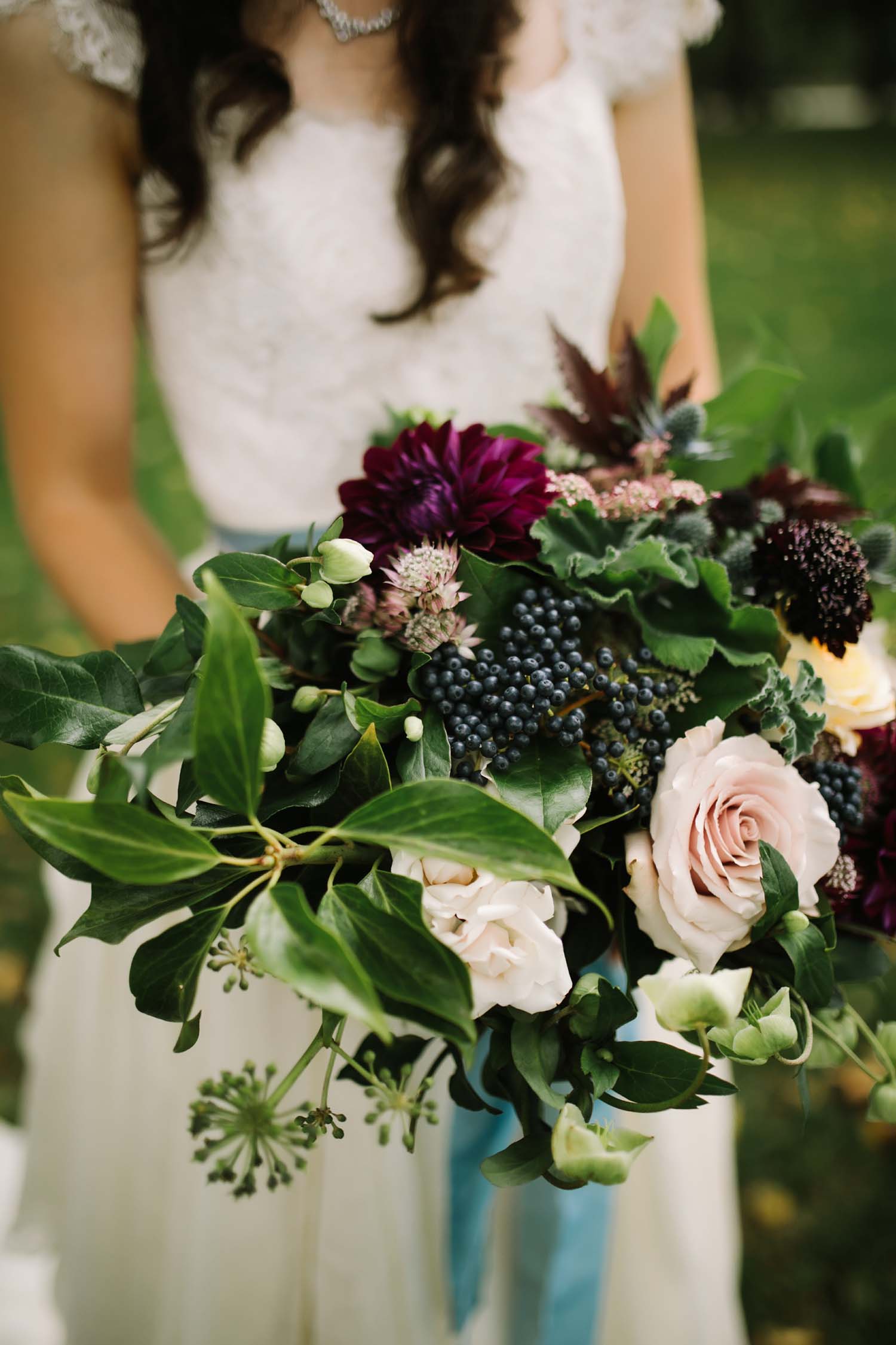 bride bouquet ann arbor wedding